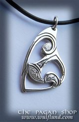 Celtic Necklace, handcrafted silver jewel VIII
