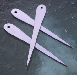 VENGEANCE THROWING KNIVES - polished, set of 3