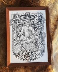 CERNUNNOS, framed picture