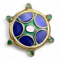 Sächsische Fibel, Yorkshire, England, 950-1066 n. Chr.