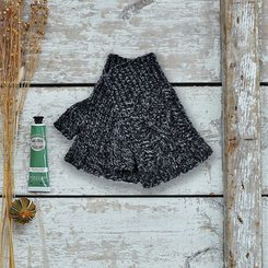 Gants en laine irlandaise Gants sans doigts Aran