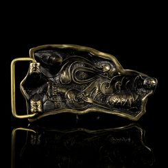 Two wolves - Fenrir, silver wolf ring, Ag 925