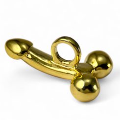 FASCINUS, Roman phallic pendant Gold plated