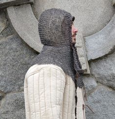 SHIRT SHIRT, genietete Ringpanzerung, 8 mm, kurze Ärmel, Brustumfang 120 cm