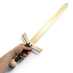 Medieval sword, wood, children's