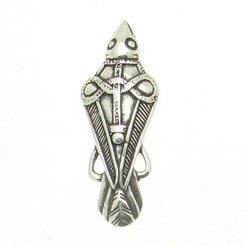 CORBEAU - Pendentif Viking Öland, Suède, Ag 925