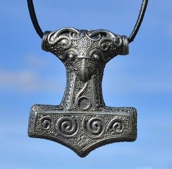 SCANIA, THOR HAMMER, Sweden, pewter pendant