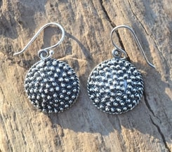 VIKING or SLAVIC sterling silver earrings