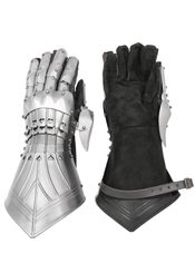 Gants d'armure gothiques, acier