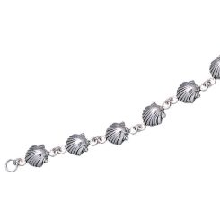 Seashell Silver Bracelet