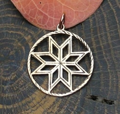 ALATYR - Star of Rod, bronze pendant
