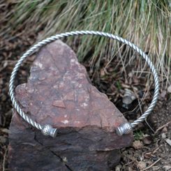 SCOTTISH THISTLE - Alba, silver Torc