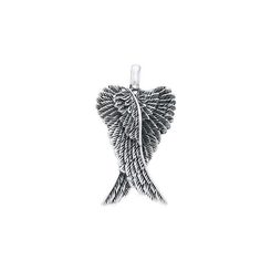 WINGS OF AN ANGEL. silver pendant