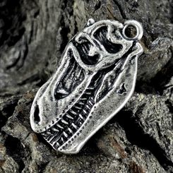 Trilobite, pendentif, zinc, laiton ancien