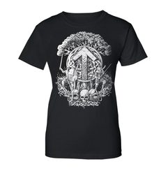 TIWAZ - Collection FUTHARK, women's T-Shirt B&W
