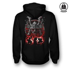 SAMURAI hoodie zipper