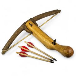 Crossbow arrow, wooden