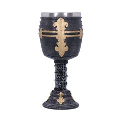 Crusader Medieval Knight Chainmail Wine Goblet