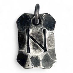 HAGALAZ, Fer, forgé, pendentif