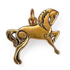 CELTIC HORSE, bronze pendant