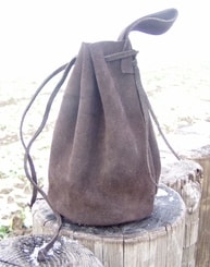 LARGE LEATHER POUCH