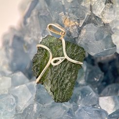 AIDA, silver pendant, yellow gold Ag 925