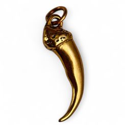 WOLF CLAW, pendant, bronze