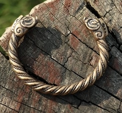 CELTIC BOAR, bracelet, bronze