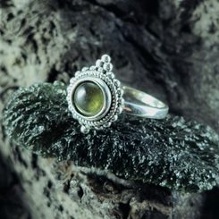 LUNULA, Great Moravian earrings, silver 925