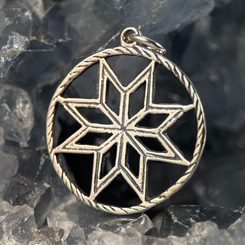 VESNA, slawisches Juwel, Bronze-Granat