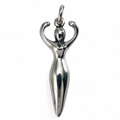 ANCIENT GODDESS, silver pendant