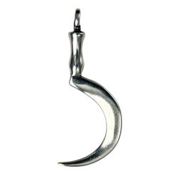 Druid Sickle, pendant, silver