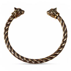 CAITLIN, Keltische Katze, Armband, Bronze