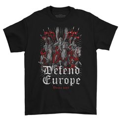 DEFEND EUROPE - Polish Hussars 1683, men's T-shirt