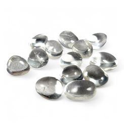 Rock crystal, tumbled stone
