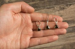 SILVER PENTACLE EARRINGS