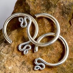 SLAVIC HAIR JEWELS, silver