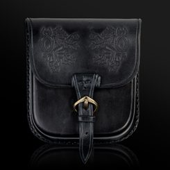 BOHEMIA, Leather Belt Bag - black