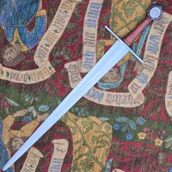 Leather scabbard for one-handed sword