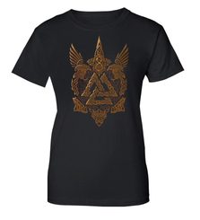 VALKNUT - Wikinger Damen-T-Shirt farbig