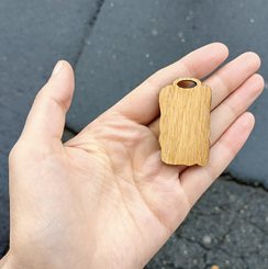 TEIWAZ, forged iron rune pendant, iron