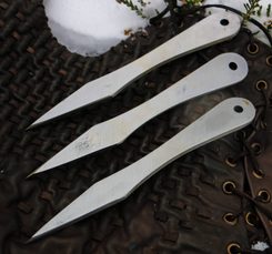 MUNINN polished throwing Knife - Set of 3