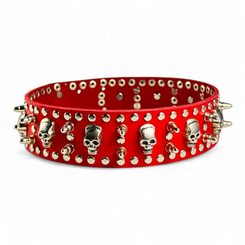 ROCKER, leather choker