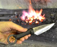 Luxury sword holder for wall, forged
