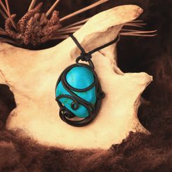 TYRKENITE  - Big Stone Pendant