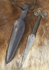 BOLLOCK or phallic dagger, replica from XIV.century, Bohemia