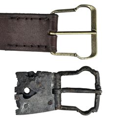 MEDIEVAL BELT, brown leather