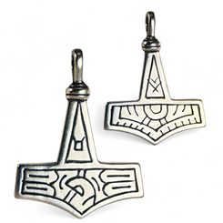 SILVER THOR HAMMER form Gotland