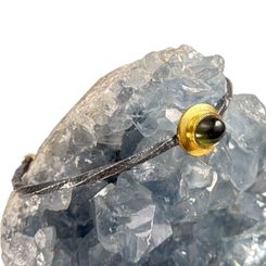KALINA, MOLDAVITE, silver pendant Ag 925