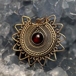 LUNULA, Großmährische Ohrringe, Silber 925